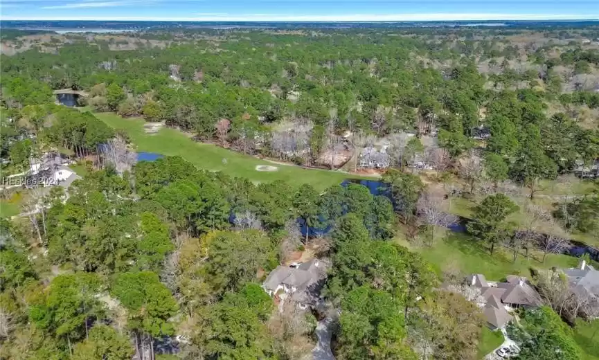 Aerial View of Property and Golf Course
