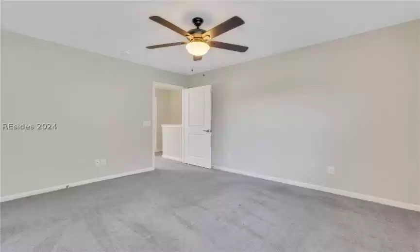 Bedroom adjoining loft great room