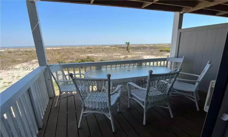 Covered Deck to enjoy your dinner.