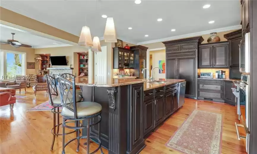 Kitchen to Family Room