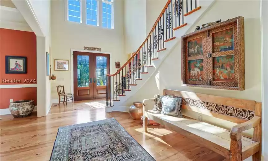 Foyer Entry with Grand Staircase
