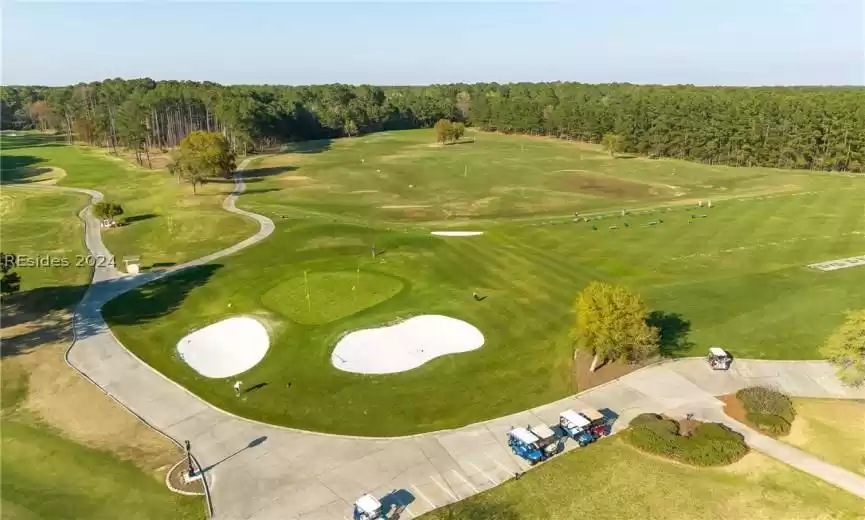 Practice Range at Hidden Cypress Golf Club.