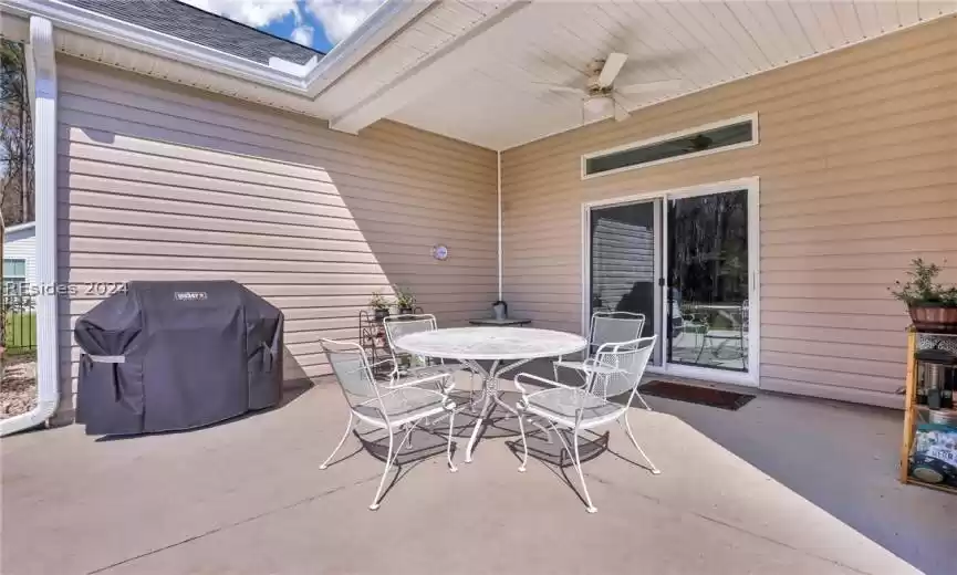 Covered patio