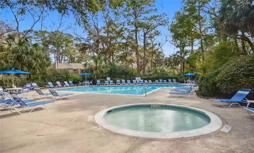 Pool and hot tub