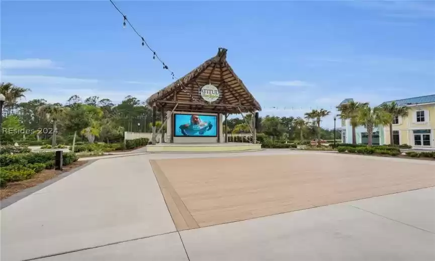 Pavillion/outdoor music area