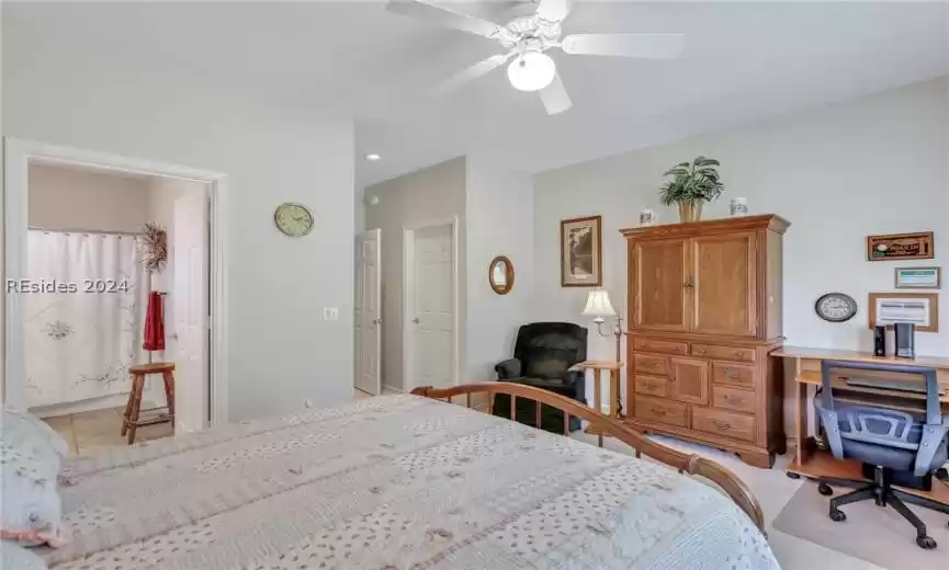 Entry into the bathroom
