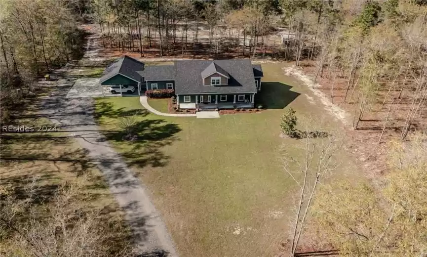Birds eye view of 5 acres estate