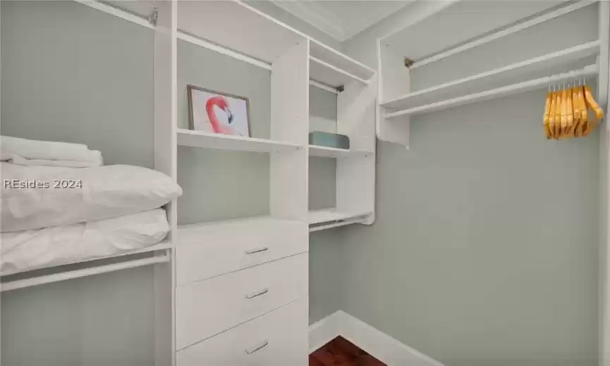 Spacious closet