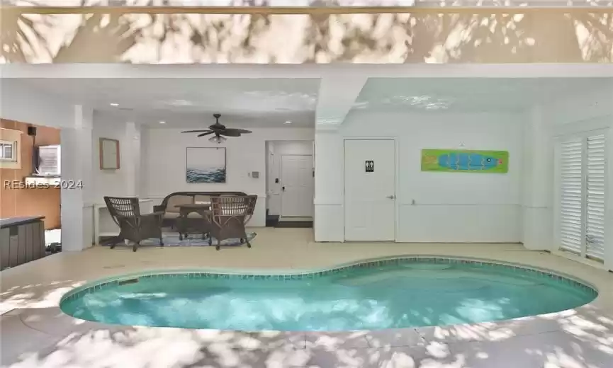Full bath with a shower