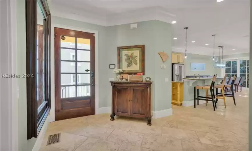 Foyer - high ceilings throughout