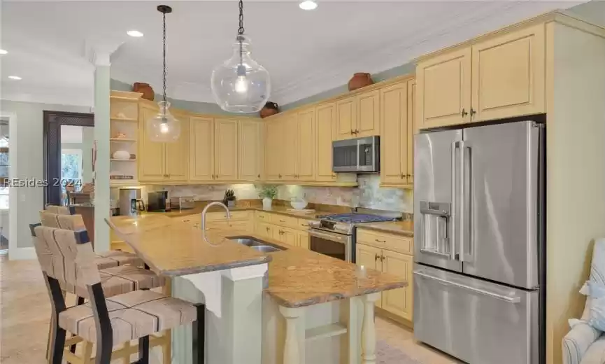 Under cabinet and top cabinet lighting!