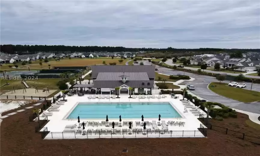 Pavillion and second community pool
