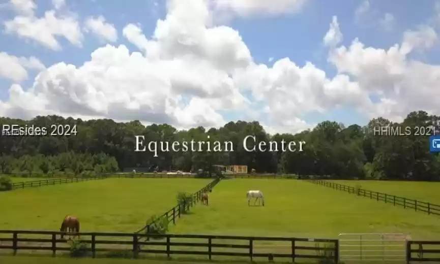 Grounds and stables in the distance at the Equestrian Center. (Catch a charity Polo game now and then).