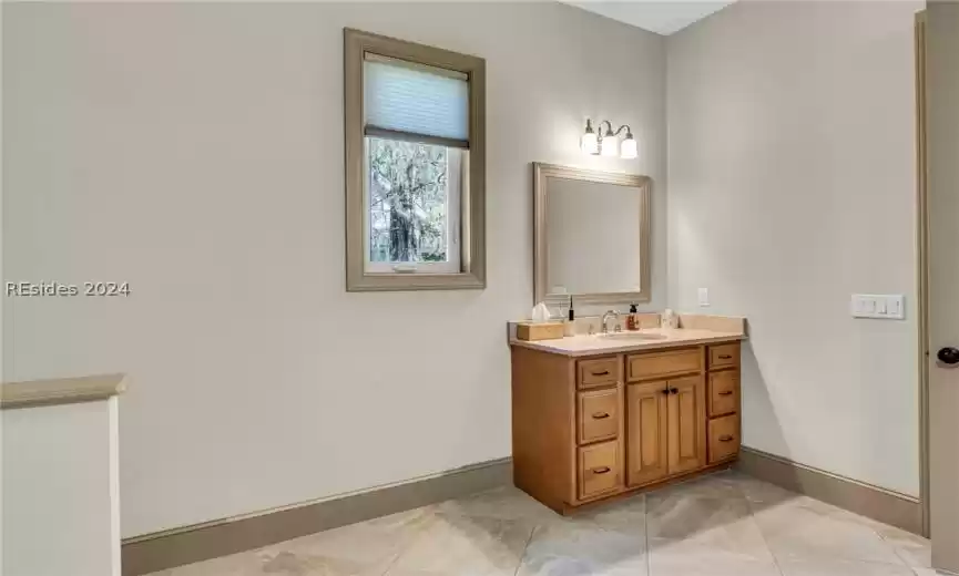 Here's the second vanity in the master bath.