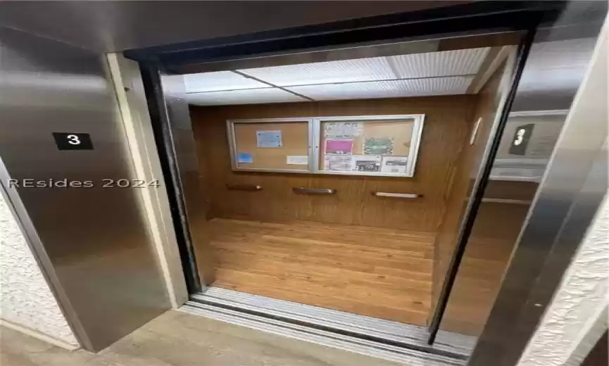 Elevator to third floor