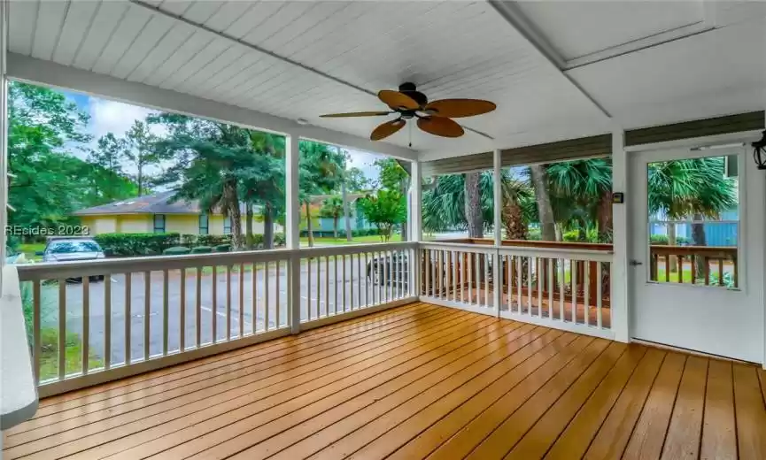 Large screened porch