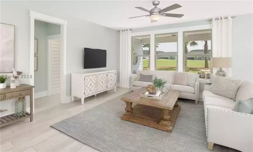 This is a rendering, not the actual home.