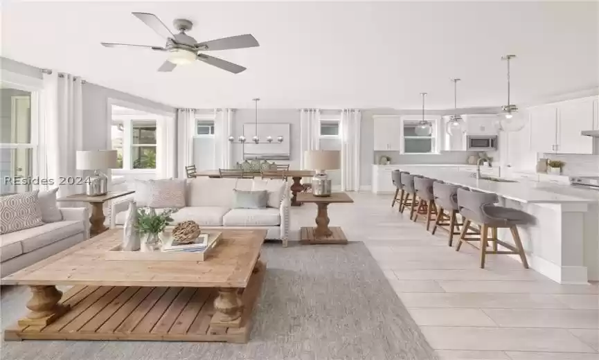 This is a rendering, not the actual home.
