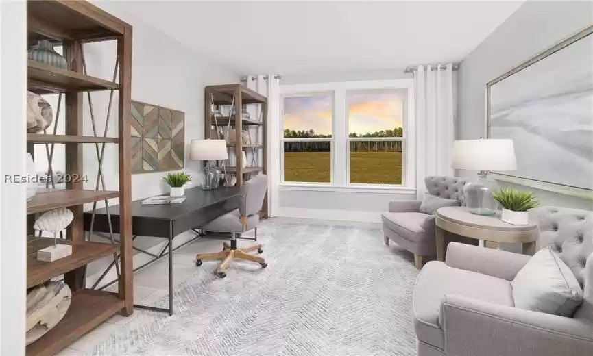 This is a rendering, not the actual home.
