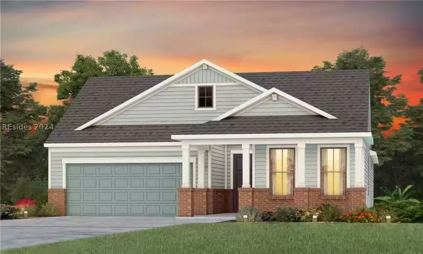 This is a rendering, not the actual home.