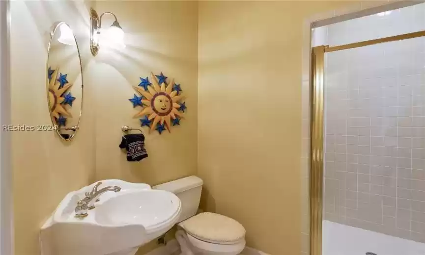 Bathroom #2 downstairs. Walk in shower
