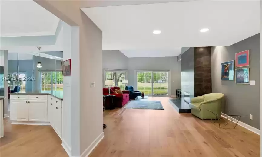 Entrance from front door