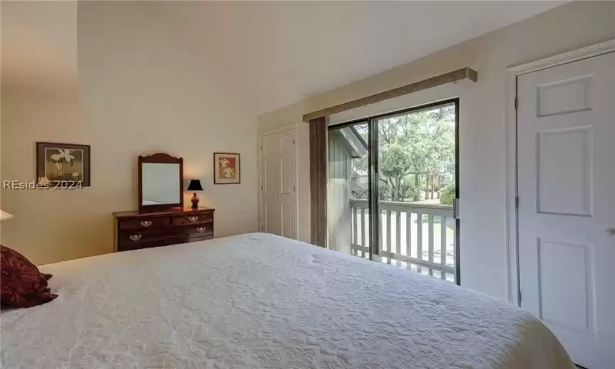 Bedroom featuring access to exterior