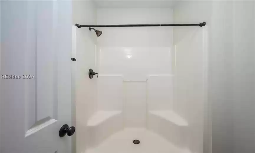 Bathroom with walk in shower