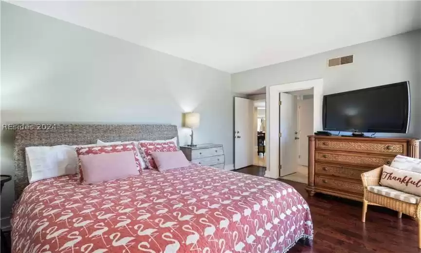 Spacious second bedroom for guests or rental.