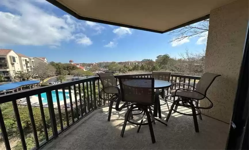 One of the only villas with three balconies.