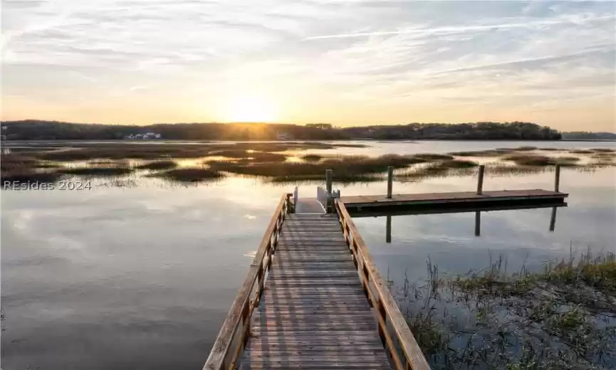 Nightly sunsets at community dock!