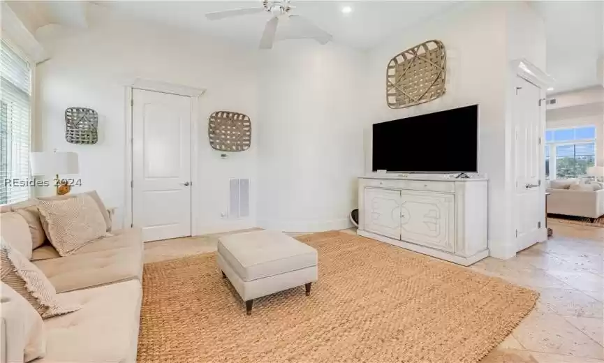 This family room offers yet another area for your relaxation.  Separate from the living room, enjoy games, conversations with the chefs, or just a quiet place to read a book, The choice is yours!  A half bath is off of this family room.