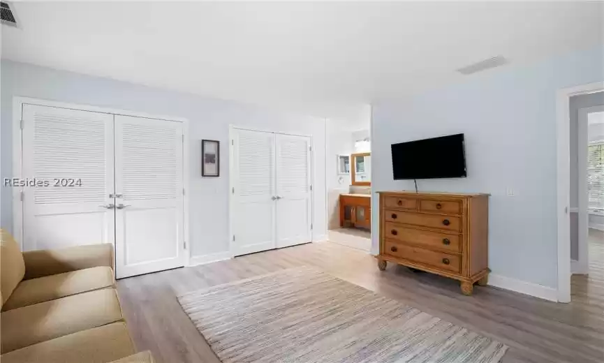 Double Closets in this Large oversized primary bedroom.