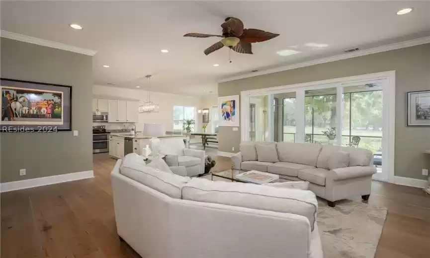 Brand new oak floors in all main areas.