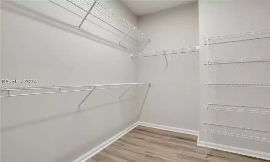 Primary closet