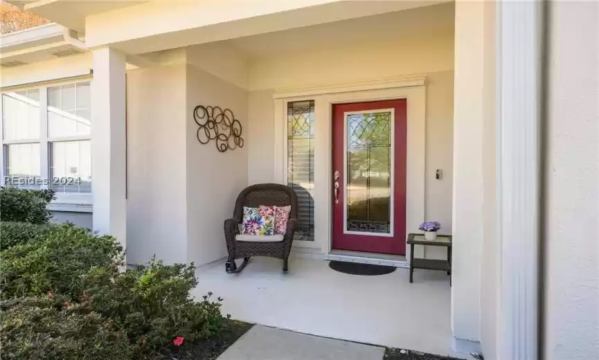 View of entrance to property