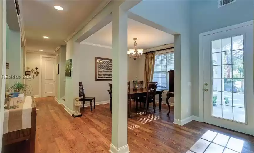 Front Door with Dining Area