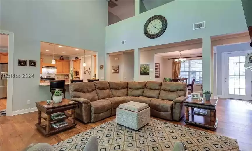 From Great Room Looking Back to Front Door and Dining Area