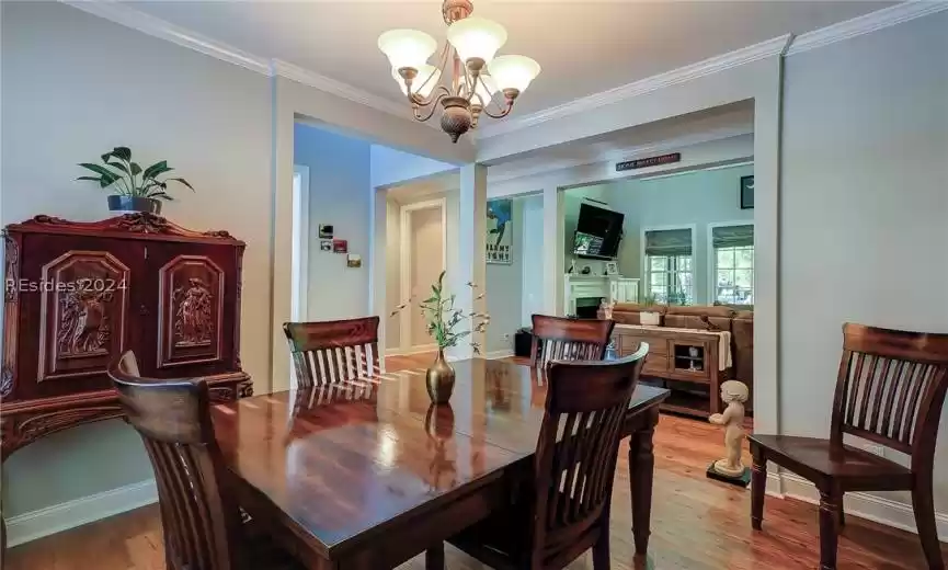 From Dining Room Looking Toward Foyer