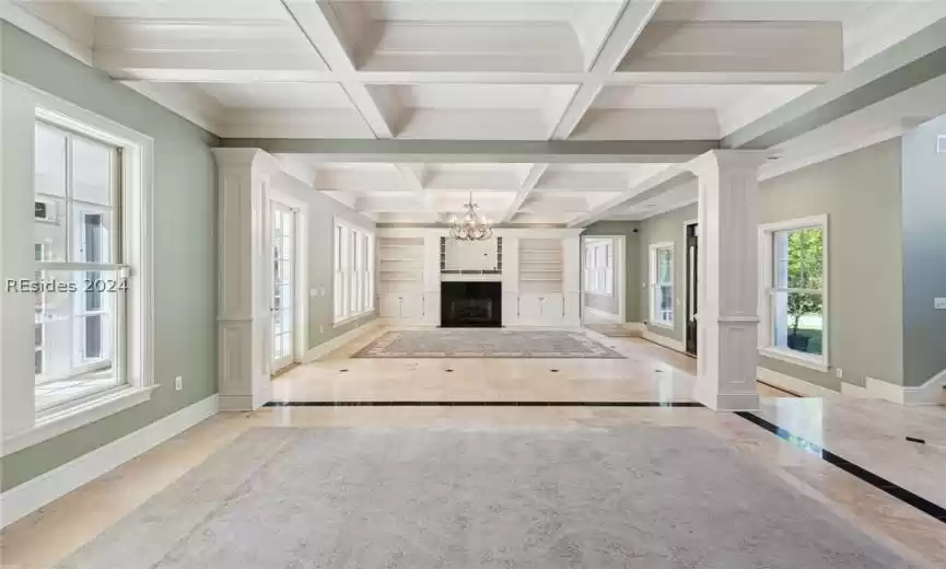 Coffered ceilings & crown  & base molding