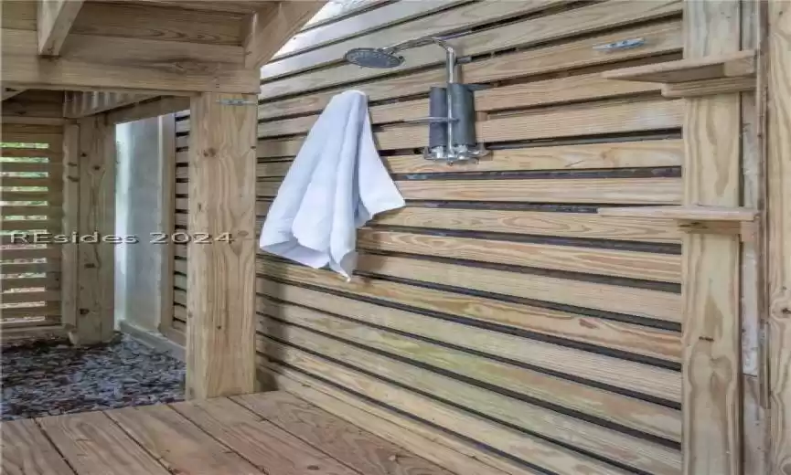 outdoor shower