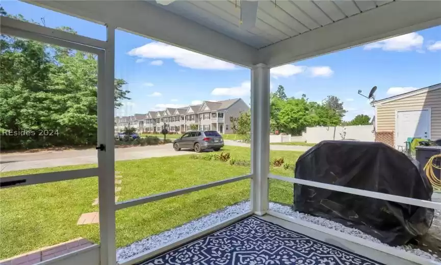 Screened porch