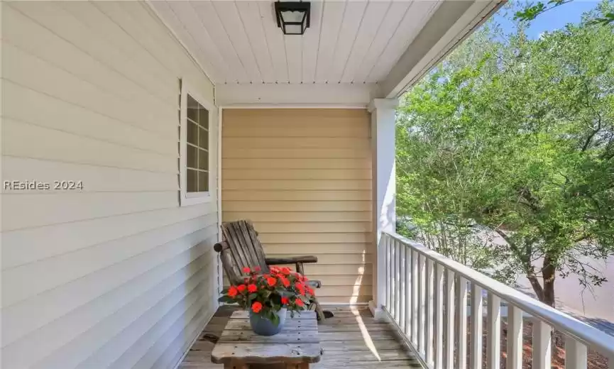 Private balcony