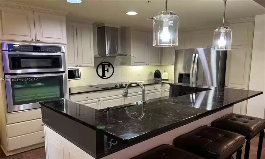 Master bathroom with jacuzzi tub and separate shower