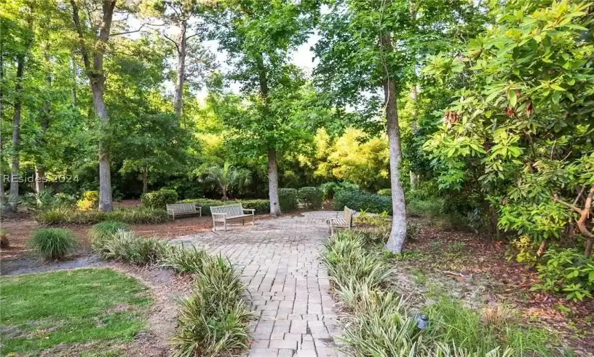 View of yard featuring a patio area