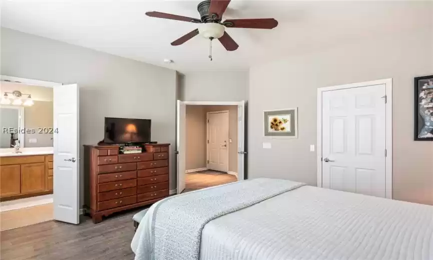 Good bedroom separation gives the primary bedroom added privacy.