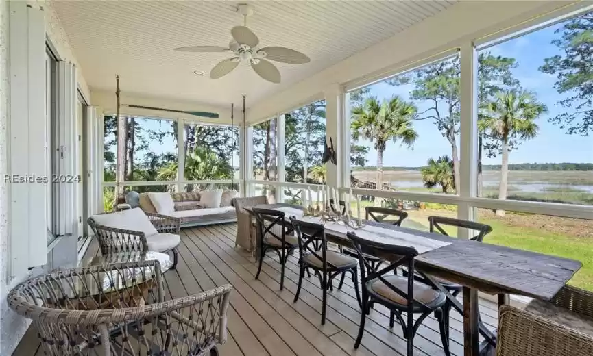 Screened porch