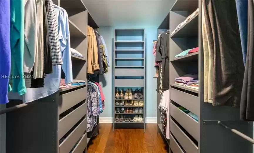 Primary closet