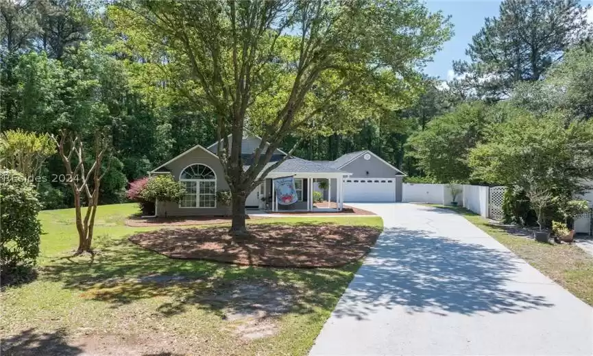 Extra long driveway